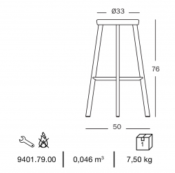 Табурет барный металлический-thumbs-Фото3