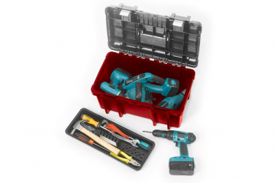 Ящик для инструментов Keter Wide Toolbox 22 полипропилен красный Фото 2