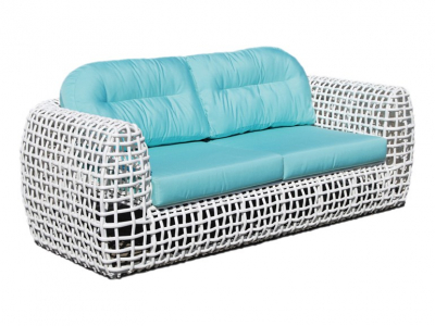 Комплект плетеной мебели Skyline Design Dynasty алюминий, искусственный ротанг, sunbrella белый, бежевый Фото 6