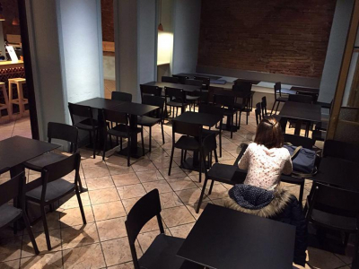Стул пластиковый Resol Lisboa chair стеклопластик черный Фото 2