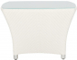Столик плетеный кофейный JANUS et Cie Amari алюминий, искусственный ротанг известняковый Фото 1