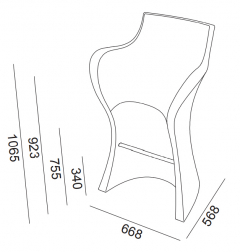 Кресло пластиковое барное-thumbs-Фото3