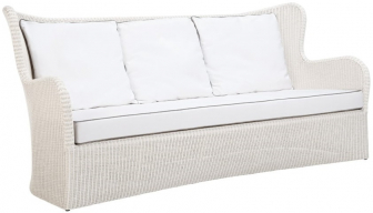 Диван трехместный плетеный с подушками-thumbs-Фото1