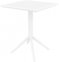 Стол пластиковый складной Siesta Contract Sky Folding Table 60 сталь, пластик белый Фото 5