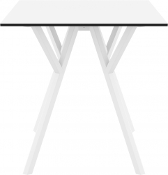 Стол пластиковый Max Table 70, белый, 700х700х740 мм