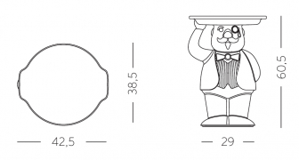 Столик пластиковый сервировочный-thumbs-Фото3