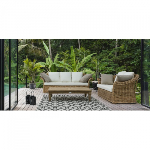 Столик деревянный кофейный Garden Relax Bali тик коричневый Фото 8