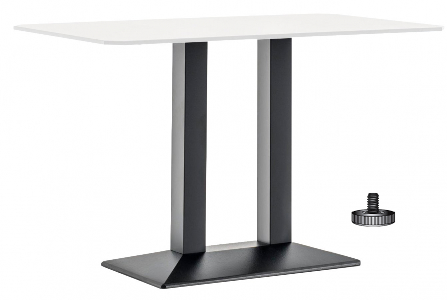 Подстолье металлическое двойное Quadra