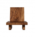 Стул деревянный с подушкой Giardino Di Legno Suar суар, акрил коричневый, слоновая кость Фото 11