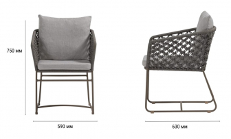 Кресло плетеное с подушками-thumbs-Фото3