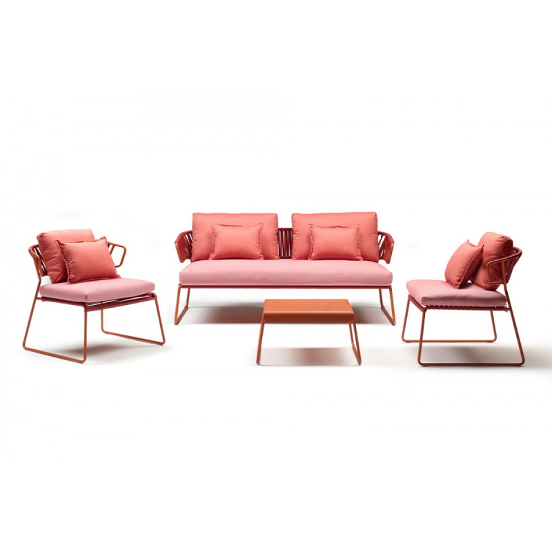 Диван плетеный с подушками Lisa Sofa Club