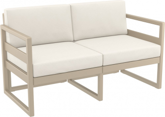 Диван пластиковый двухместный с подушками-thumbs-Фото1