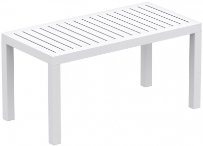 Столик пластиковый журнальный Siesta Contract Ocean Table пластик белый Фото 1