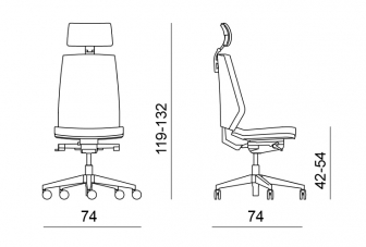 Кресло офисное на колесах-thumbs-Фото3