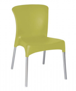 Стул пластиковый Resol Hey chair алюминий, полипропилен лайм Фото 1