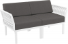 Диван пластиковый двухместный с подушками Portofino Lounge