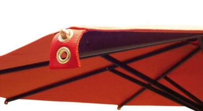 Зонт профессиональный Ø3.5 м Scolaro Napoli Standard алюминий, акрил антрацит, серо-коричневый Фото 9