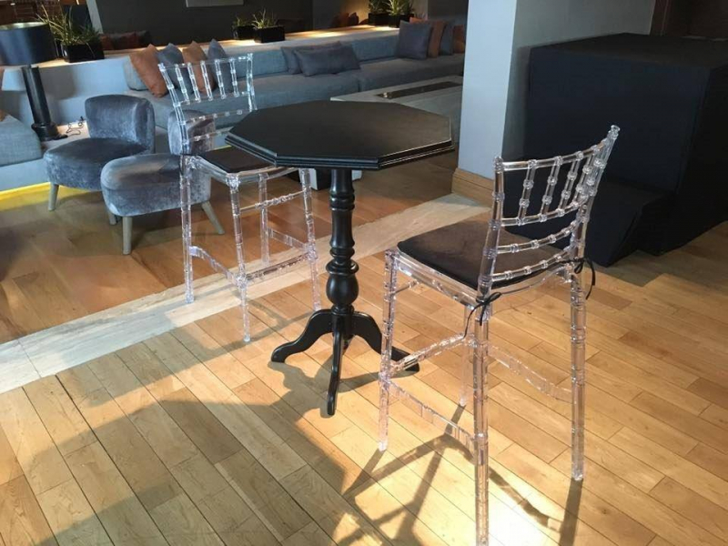 Стул прозрачный барный Chiavari Bar 75
