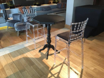 Стул прозрачный барный Chiavari Bar 75