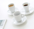 Кофейная пара для двойного эспрессо Ancap Galileo фарфор белый Фото 13