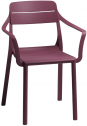 Кресло пластиковое Nardi Cassia стеклопластик бургунди Фото 1