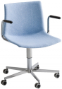 Кресло офисное с обивкой Gaber Kanvas 2 T5R BR Front алюминий, технополимер, ткань Фото 1