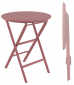 Стол пластиковый складной Siesta Contract Helen Folding Table Ø60 пластик марсала Фото 1
