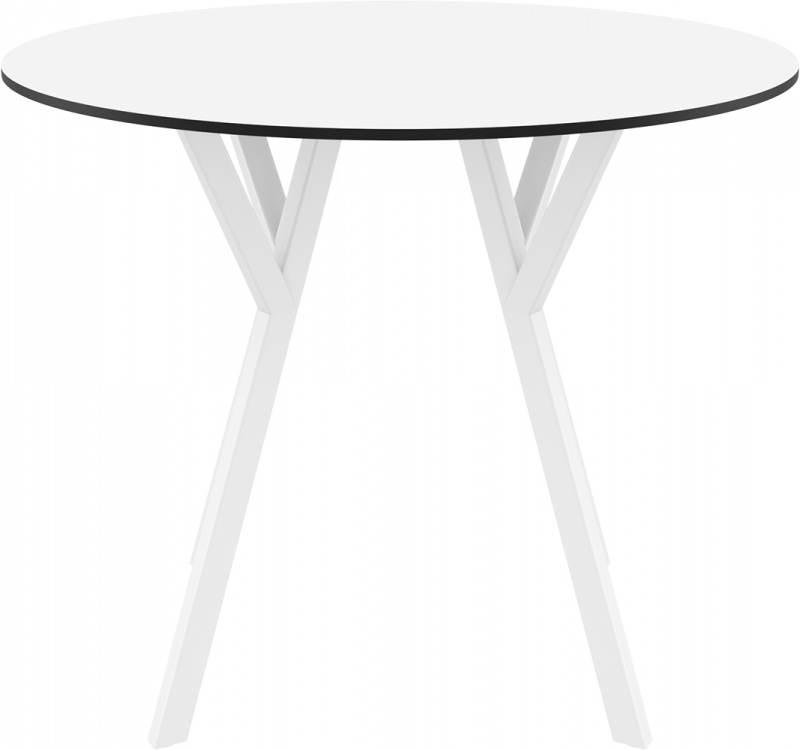 Стол пластиковый Max Table Ø90, белый, Ø900х740 мм