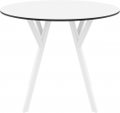 Стол пластиковый Siesta Contract Max Table Ø90 пластик, HPL белый Фото 7
