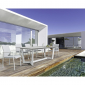 Кресло металлическое текстиленовое Garden Relax Grayson алюминий, текстилен белый Фото 8