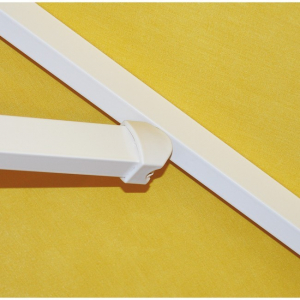 Зонт профессиональный телескопический MAY Filius алюминий, акрил слоновая кость Фото 8