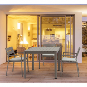 Кресло металлическое Garden Relax Skipper алюминий серый Фото 8