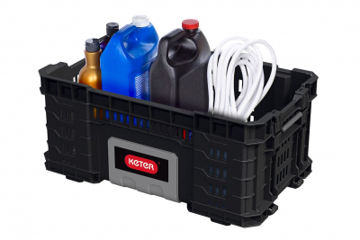 Ящик для инструментов Keter 22 Gear Crate пластик, металл черный Фото 2