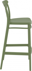 Стул пластиковый барный Cross Bar 75