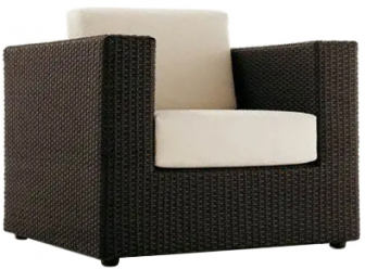 Кресло плетеное с подушкой-thumbs-Фото1