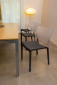 Стул пластиковый Resol Fiona chair combinations material стеклопластик прозрачный, черный Фото 5
