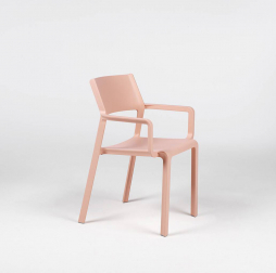 Кресло пластиковое Trill Armchair, розовый