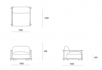 Кресло металлическое с обивкой-thumbs-Фото3