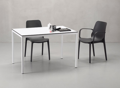 Комплект пластиковых кресел Scab Design Ginevra Set 4 стеклопластик антрацит Фото 4