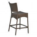 Стул полубарный плетеный JANUS et Cie Amari алюминий, искусственный ротанг бронзовый Фото 3