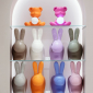 Стул пластиковый Qeeboo Rabbit полиэтилен серый Фото 20