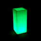 Кашпо пластиковое светящееся LED Vertical полиэтилен белый Фото 3