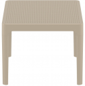 Столик пластиковый журнальный Siesta Contract Sky Side Table пластик бежевый Фото 5