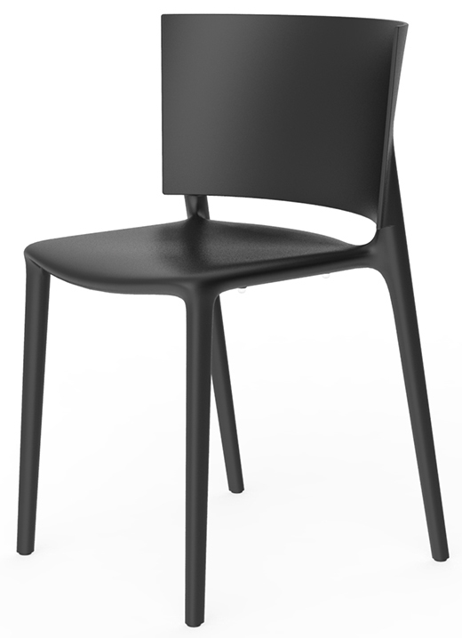 Стул пластиковый Africa Basic, черный