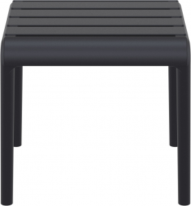 Столик пластиковый журнальный Siesta Contract Paris Side Table стеклопластик черный Фото 5