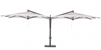 Зонт профессиональный двухкупольный 6х3.88 м-thumbs-Фото1