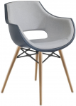 Кресло пластиковое с обивкой Opal Wox Pro Soft Beech