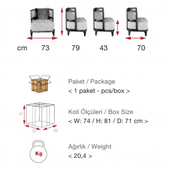 Кресло лаунж деревянное с подушкой-thumbs-Фото3