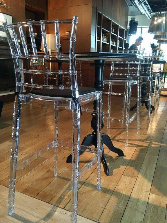 Стул прозрачный барный Chiavari Bar 75