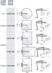Зонт профессиональный 3х3 м-thumbs-Фото4